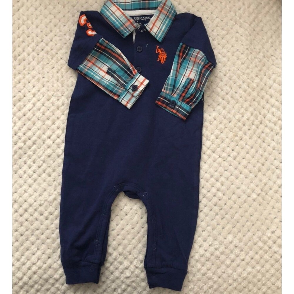 Infant Boys US Polo Assn One piece romper sozs 3-6 months